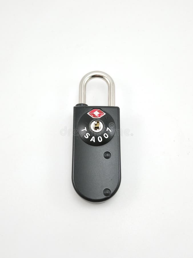 Pacsafe TSA Padlock and Card in the Philippines Editorial Stock Photo