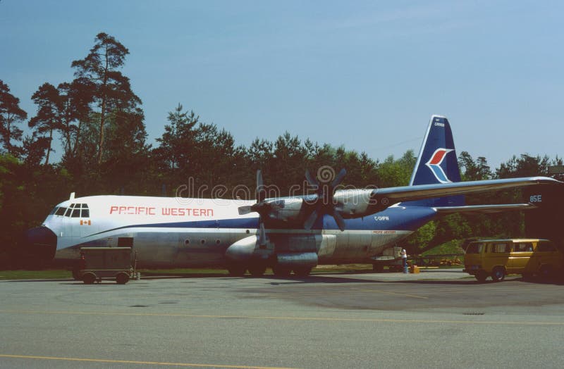 The Lockheed L-100 Hercules is the civilian variant of the prolific C-130 Hercules military transport aircraft made by the Lockheed Corporation. Its first flight occurred in 1964. Longer L-100-20 and L-100-30 versions were developed. L-100 production ended in 1992 with 114 aircraft delivered.[2][3] An updated variant of the model, LM-100J, has completed its first flight in Marietta, Georgia on 25 May 2017, and started production in 2019In 1959, Pan American World Airways ordered 12 of Lockheed's GL-207 Super Hercules to be delivered by 1962, to be powered by four 6,000 eshp Allison T56 turboprops.[5] Slick Airways was to receive 6 such aircraft later in 1962. The Super Hercules was to be 23 ft 4 in (7.11 m) longer than the C-130B a variant powered by 6,445 eshp Rolls-Royce Tynes and a jet-powered variant with four Pratt & Whitney JT3D-11 turbofans were also under development.The prototype L-100 (registered N1130E) first flew on April 20, 1964, when it carried out a 25-hour, 1 minute flight, the longest first flight of a commercial aircraft at the time.[6] The type certificate was awarded on 16 February 1965. Twenty-one production aircraft were then built with the first delivery to Continental Air Services on September 30, 1965.Deliveries totaled 114 aircraft, with production ending in 1992. Several L-100-20 aircraft were operated on scheduled freight flights by Delta Air Lines between 1968 and 1973. The Lockheed L-100 Hercules is the civilian variant of the prolific C-130 Hercules military transport aircraft made by the Lockheed Corporation. Its first flight occurred in 1964. Longer L-100-20 and L-100-30 versions were developed. L-100 production ended in 1992 with 114 aircraft delivered.[2][3] An updated variant of the model, LM-100J, has completed its first flight in Marietta, Georgia on 25 May 2017, and started production in 2019In 1959, Pan American World Airways ordered 12 of Lockheed's GL-207 Super Hercules to be delivered by 1962, to be powered by four 6,000 eshp Allison T56 turboprops.[5] Slick Airways was to receive 6 such aircraft later in 1962. The Super Hercules was to be 23 ft 4 in (7.11 m) longer than the C-130B a variant powered by 6,445 eshp Rolls-Royce Tynes and a jet-powered variant with four Pratt & Whitney JT3D-11 turbofans were also under development.The prototype L-100 (registered N1130E) first flew on April 20, 1964, when it carried out a 25-hour, 1 minute flight, the longest first flight of a commercial aircraft at the time.[6] The type certificate was awarded on 16 February 1965. Twenty-one production aircraft were then built with the first delivery to Continental Air Services on September 30, 1965.Deliveries totaled 114 aircraft, with production ending in 1992. Several L-100-20 aircraft were operated on scheduled freight flights by Delta Air Lines between 1968 and 1973.