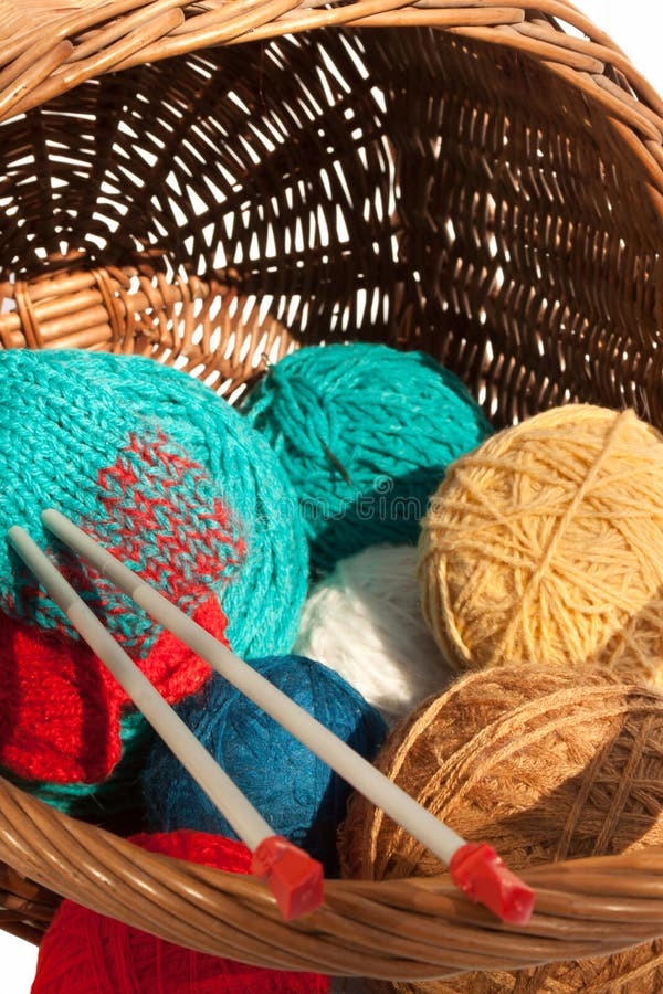 Two Threads Knitting Fabric Stock Image Image of craft, rolled 35187901