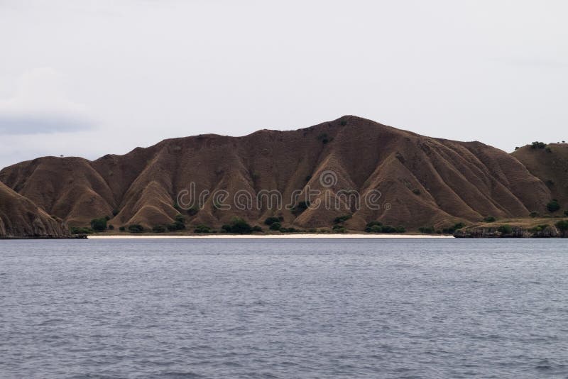 Padar-Insel in Labuan Bajo, Flores Indonesien lizenzfreie stockbilder Padar-Insel in Labuan Bajo, Flores Indonesien lizenzfreie stockbilder