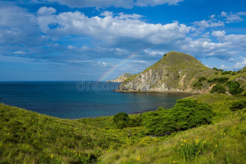 Padar Island in Flores, Indonesia. royalty free stock image Padar Island in Flores, Indonesia. royalty free stock image