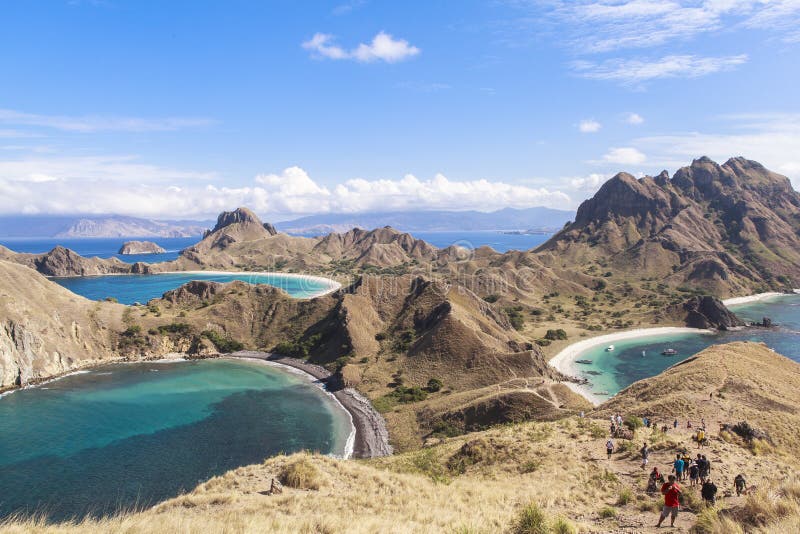 PADAR ISLAND, Komodo National Park, Indonesia Stock Photo - Image of ...