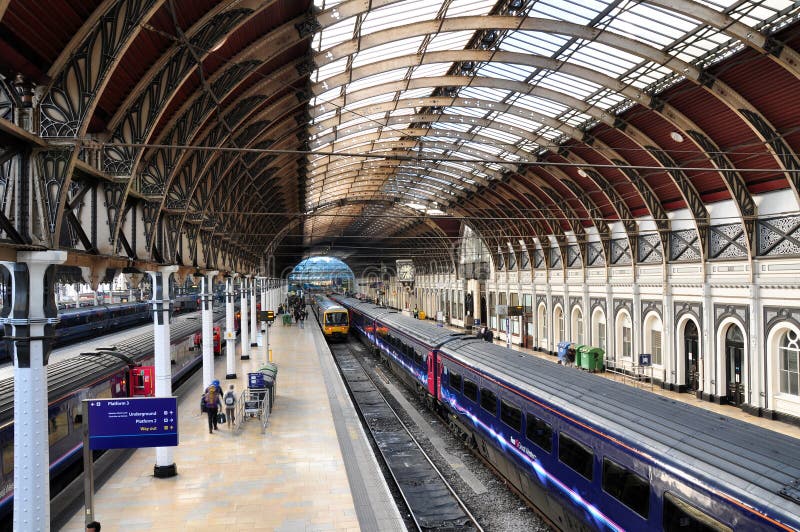 Interior view of Paddington Railway Station, London, United Kingdom. Interior view of Paddington Railway Station, London, United Kingdom