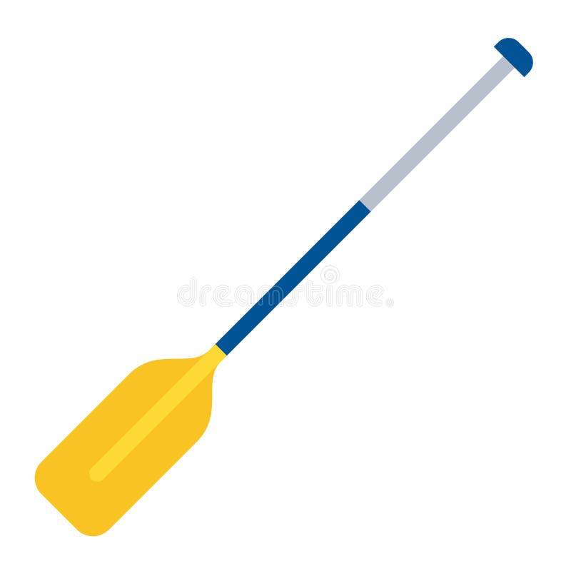 Paddle for rubber Boat Safety Kit vector icon flat isolated.