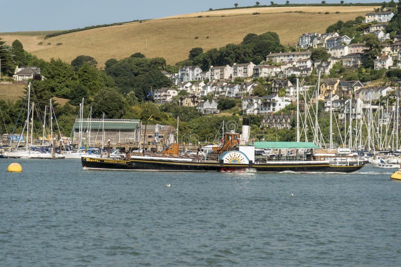 Paddle Steamer Kingswear Castle on the River Dart Devon