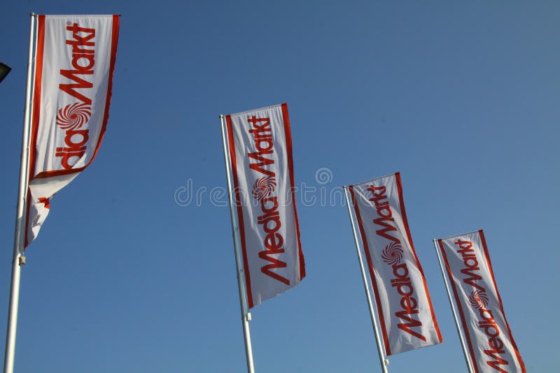 Ghent, Flanders, Belgium - 02 20 2021: The Mediamarkt and Delhaize retail  shops and parking Stock Photo - Alamy