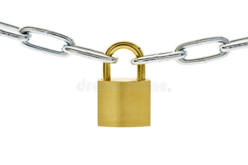 Padlock stock photo. Image of metallic, shape, isolated 27844052