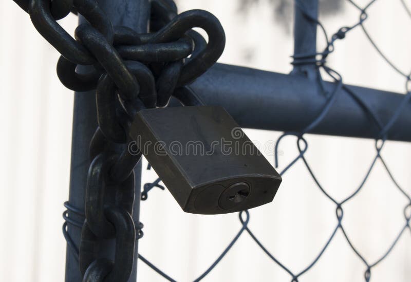 Padlock chain stock photo. Image of padlock, securing 53019664
