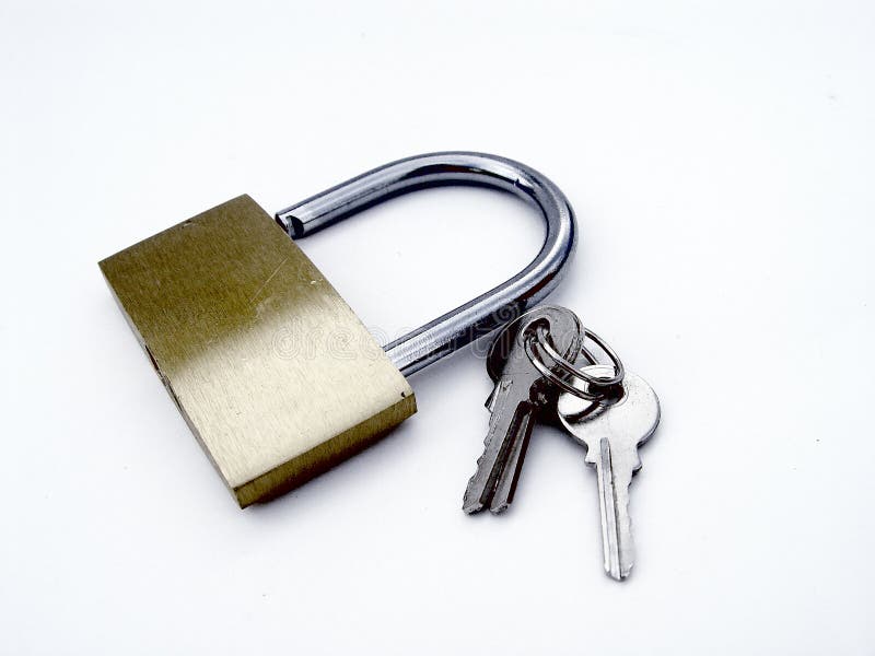 Padlock and Keys