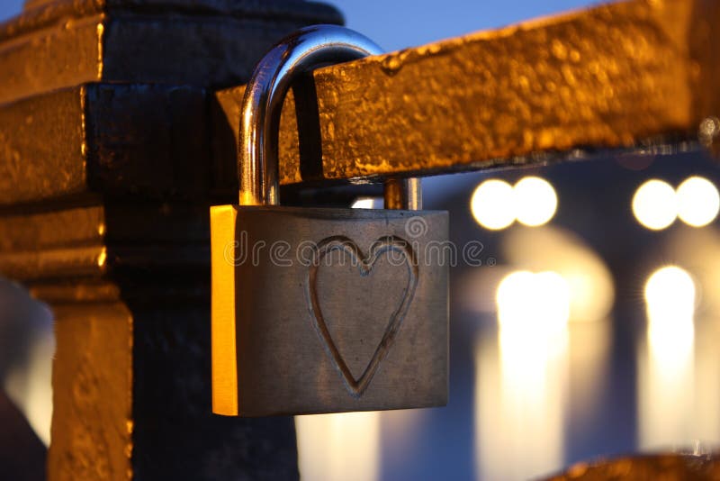 Padlock love stock photo. Image of scenery, prague, love 25060806