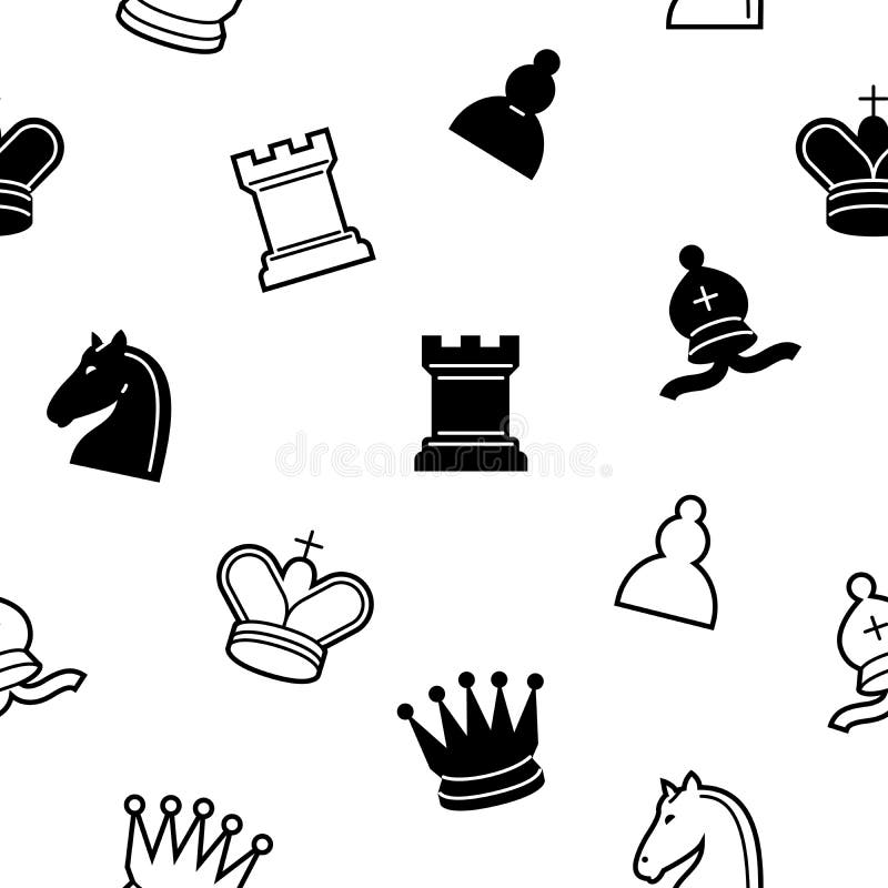 Ilustração em vetor fundo preto e branco xadrez sem costura padrão de  repetição 346477 Vetor no Vecteezy