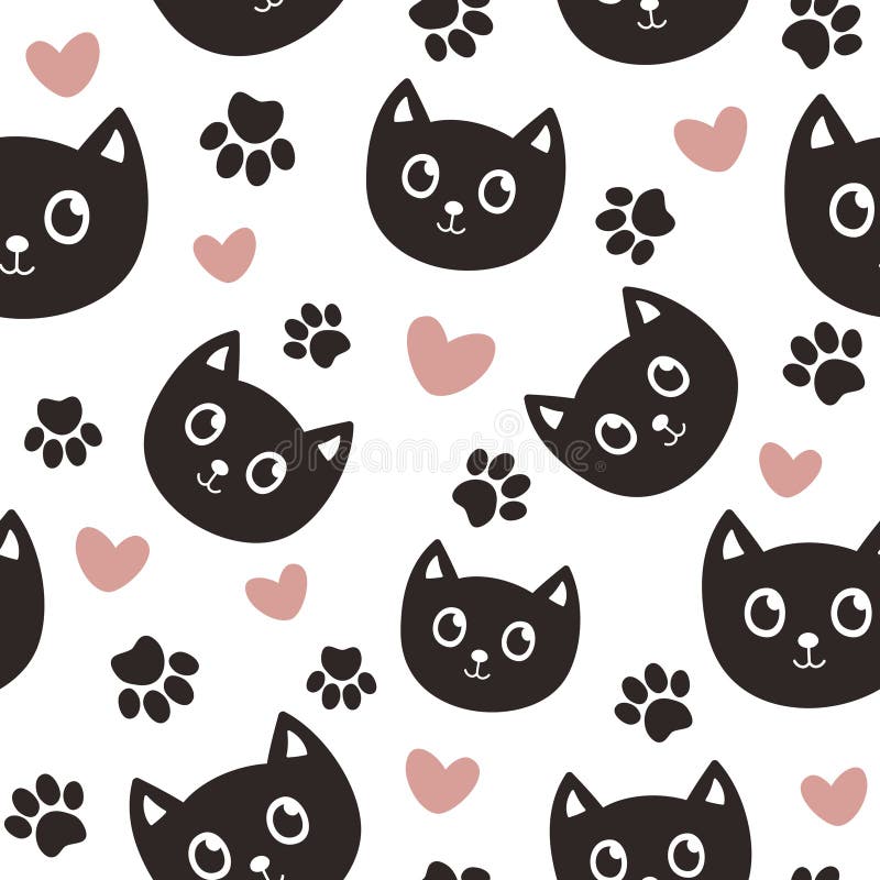 Gato Preto Wallpapers  Desenhos de gatos, Ilustrações de animais