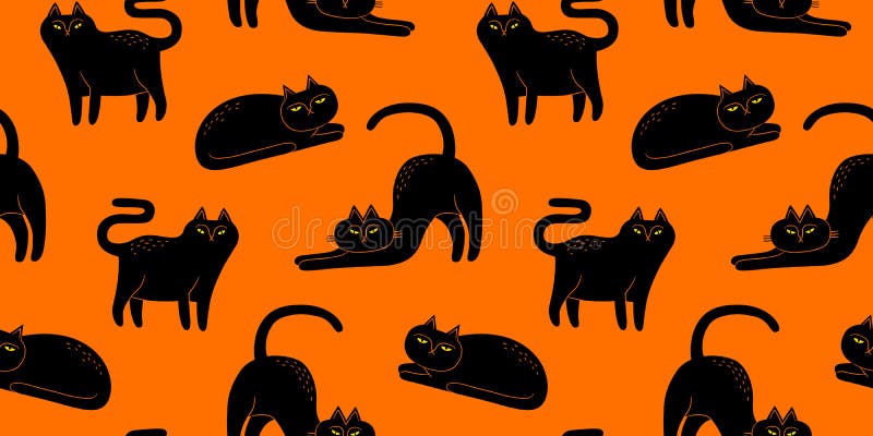 Gato Preto Wallpapers  Desenhos de gatos, Ilustrações de animais