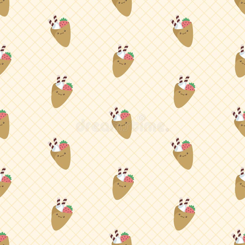Panda E Padrão Sem Falhas De Nuvem Fofo E Kawaii Ilustração do