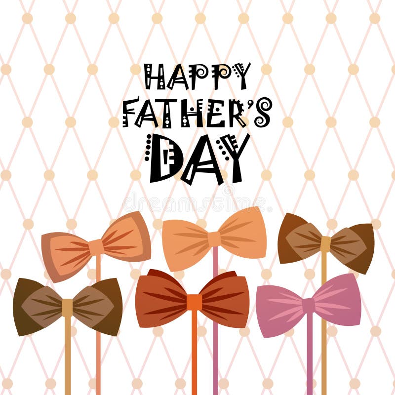 Padre feliz Day Family Holiday, tarjeta de felicitación de la corbata libre illustration Padre feliz Day Family Holiday, tarjeta de felicitación de la corbata libre illustration