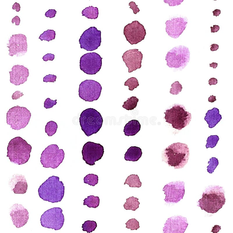 Padrão Abstrato de Aquarela Desenhada à Mão dos Pontos ilustração royalty free Padrão Abstrato de Aquarela Desenhada à Mão dos Pontos ilustração royalty free