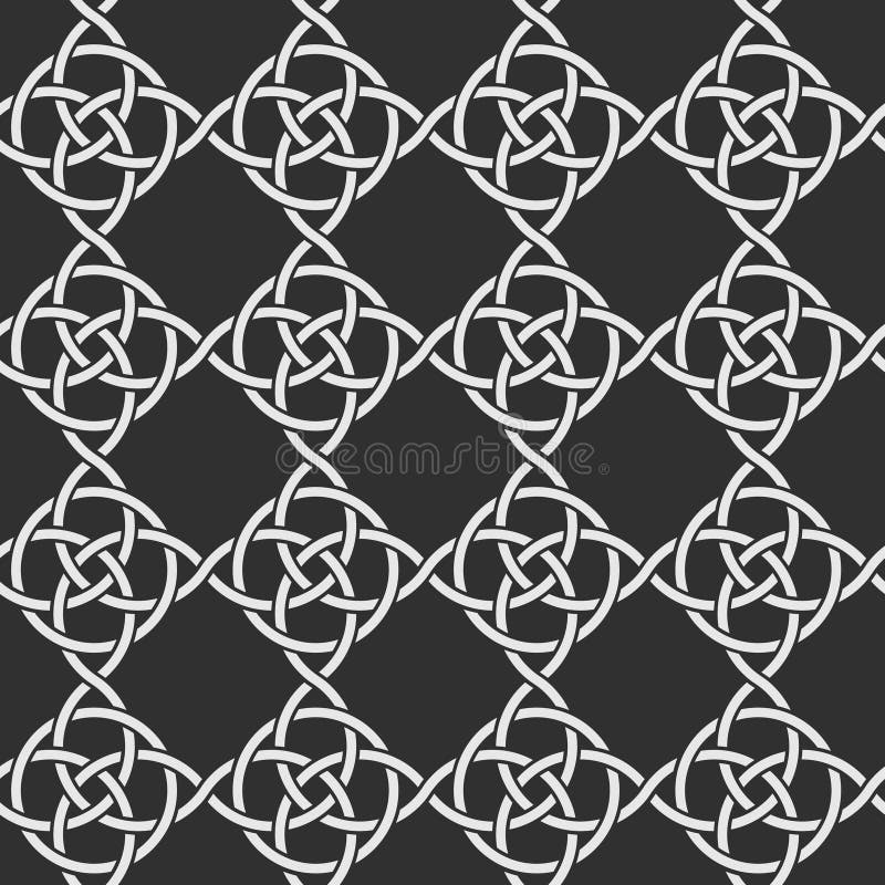 Padrão de estilo celta sem falhas ilustração royalty free