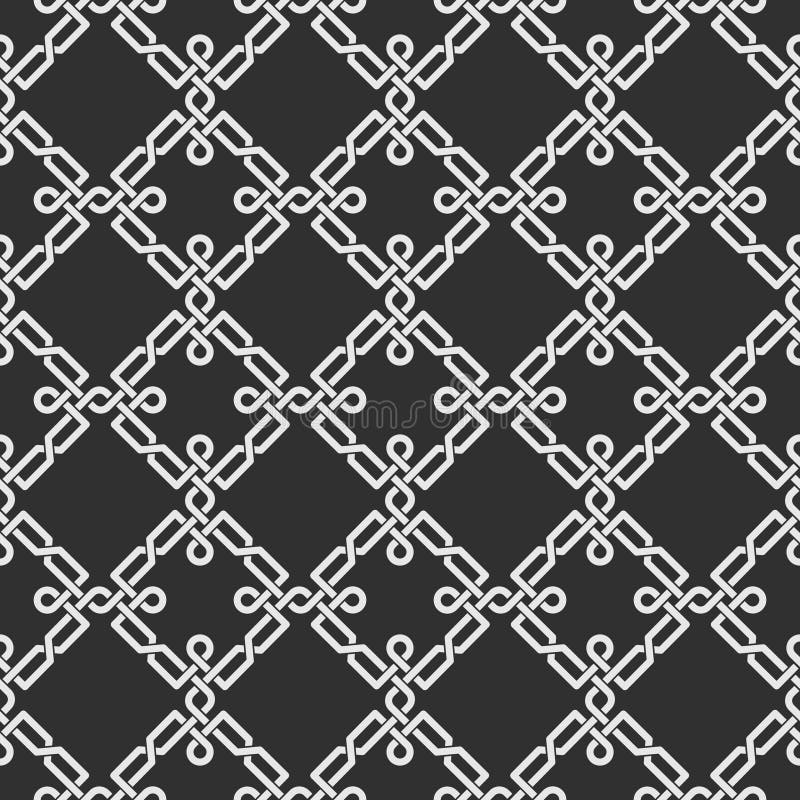 Padrão de estilo celta sem falhas ilustração royalty free