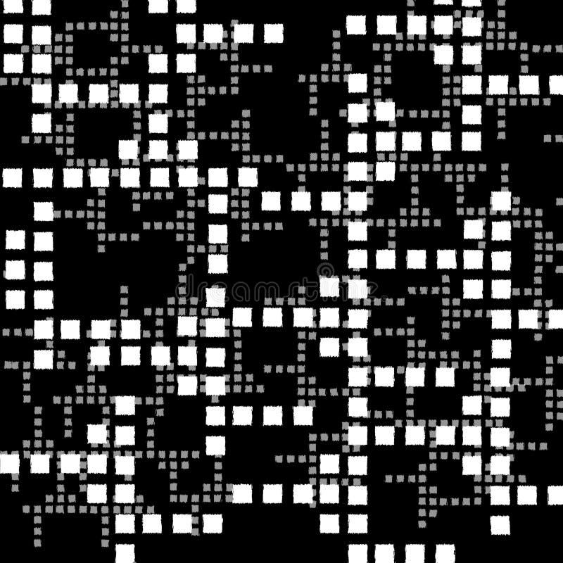 Padrão de fundo do código de computador preto e branco abstrato imagem de stock royalty free