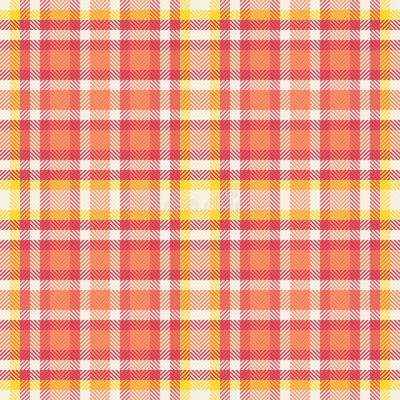 Padrão vibrante amarelo-coral e branco-plano. Perfeito para sites ou embalagens de moda de design têxtil. Que alegria ilustração stock