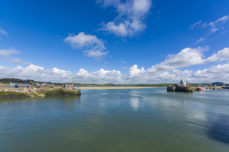 Padstow Traditional Fishing Harbour Gate Stock Photo Image of gate