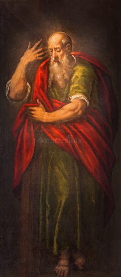 Padua - die Farbe von St Paul der Apostel in Kirche Santa Maria-dei Servi lizenzfreies stockbild Padua - die Farbe von St Paul der Apostel in Kirche Santa Maria-dei Servi lizenzfreies stockbild