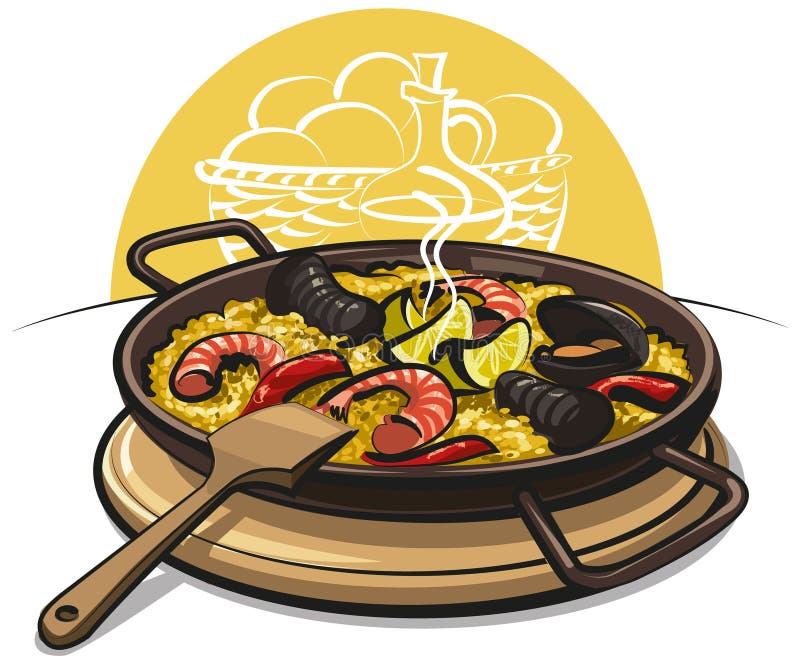 Paella Ilustrações, Vetores E Clipart De Stock (3,184 Stock