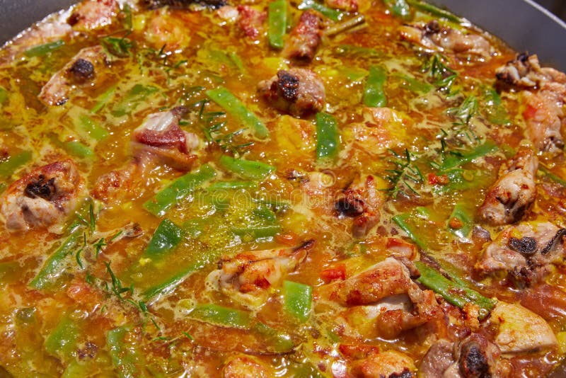 Boiling paella stock image. Image of boiling, squid, paella 56402895