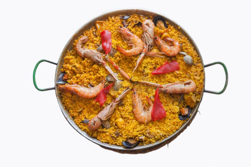 Paella stock photo. Image of prawns, king, dinner, spanish 14828126