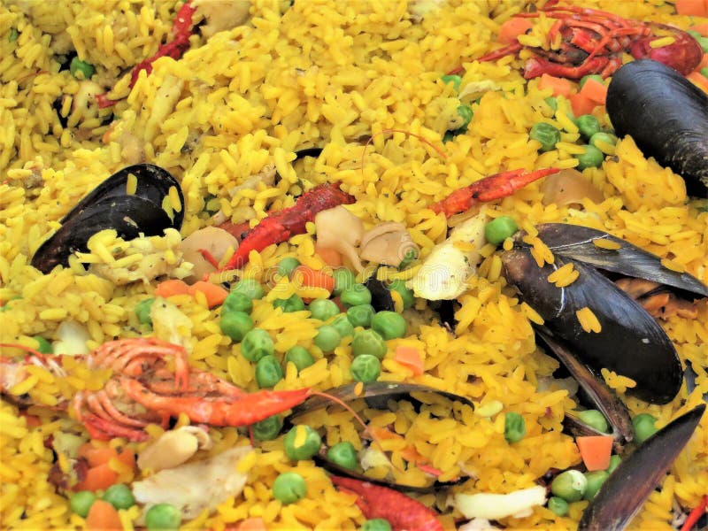 Paella, ville de Ybor, Tampa image libre de droits Paella, ville de Ybor, Tampa image libre de droits