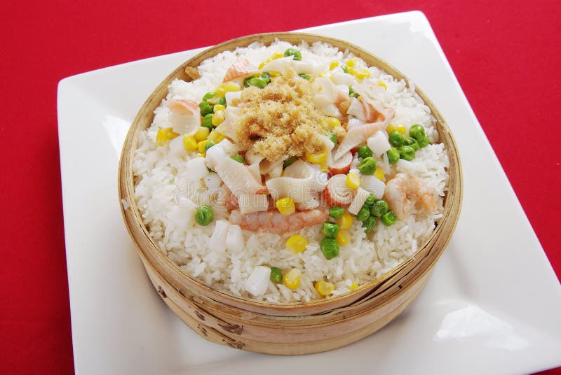 Paellas ao estilo chinês foto de stock royalty free