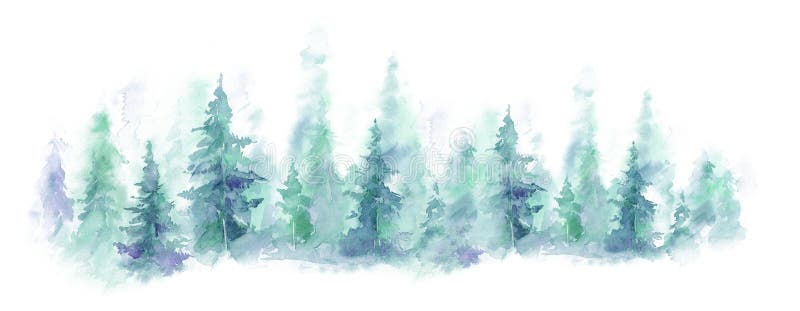 Paesaggio blu della foresta nebbiosa, collina di inverno Natura selvaggia, congelato, nebbiosa, taiga Priorità bassa dell'acquere illustrazione vettoriale Paesaggio blu della foresta nebbiosa, collina di inverno Natura selvaggia, congelato, nebbiosa, taiga Priorità bassa dell'acquere illustrazione vettoriale