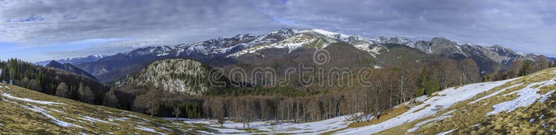 Paesaggio di inverno immagini stock libere da diritti