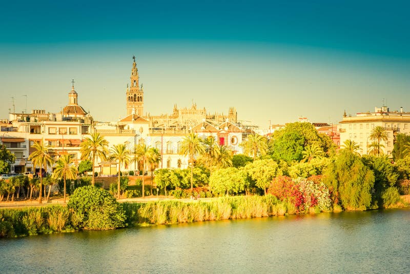 Paesaggio urbano di Sevilla, Spagna fotografia stock Paesaggio urbano di Sevilla, Spagna fotografia stock