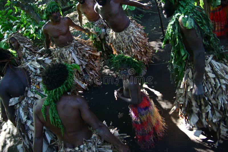 Paesani tribali del Vanuatu fotografia stock libera da diritti Paesani tribali del Vanuatu fotografia stock libera da diritti