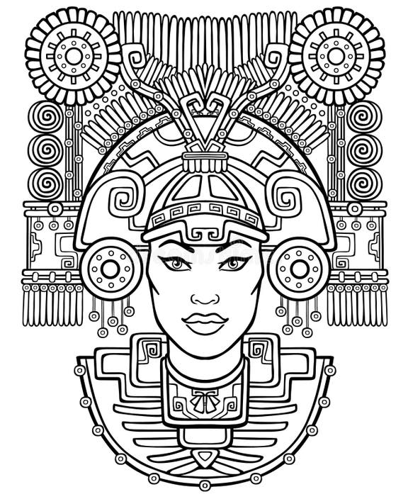 Aztec God Mictlantecuhtli Stock Illustrations – 229 Aztec God ...