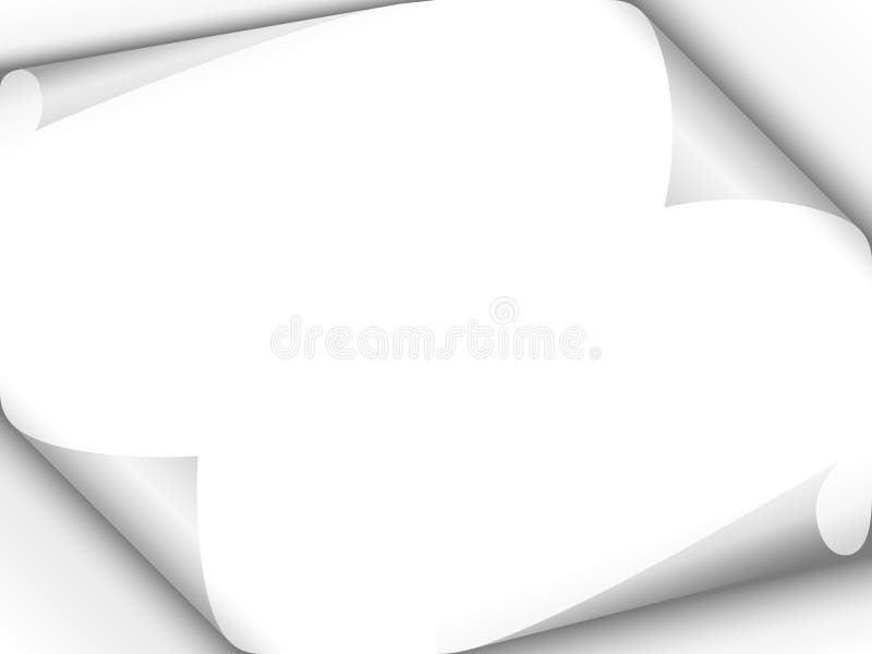 Page corners stock illustration