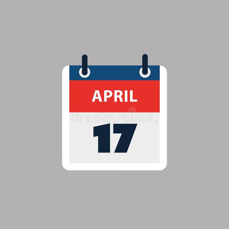 Page De Calendrier Simple Pour Le Jour Du 14 Avril Bannière Design Graphique Isolé Sur Fond Gris élément De Conception Pour Web Illustration de Vecteur - Illustration du vacances, cahier: 274484394