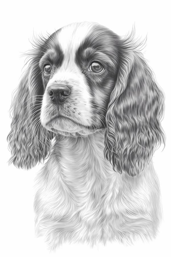 Immerse yourself in the charm of Spaniel dogs with this artistic sketch coloring page. Unleash your creativity and relax through canine art. Immerse yourself in the charm of Spaniel dogs with this artistic sketch coloring page. Unleash your creativity and relax through canine art.