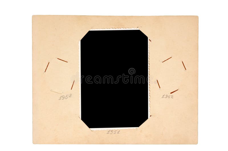 Vintage photo album pages stock photo. Image of album - 7998478