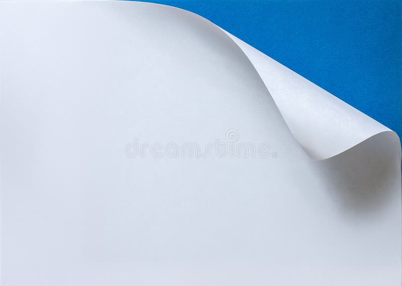 Pagina arricciata fotografie stock Pagina arricciata fotografie stock