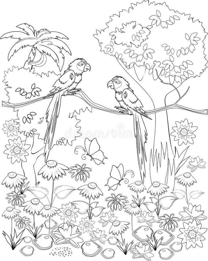 Pagina di coloritura illustrazione di stock Pagina di coloritura illustrazione di stock
