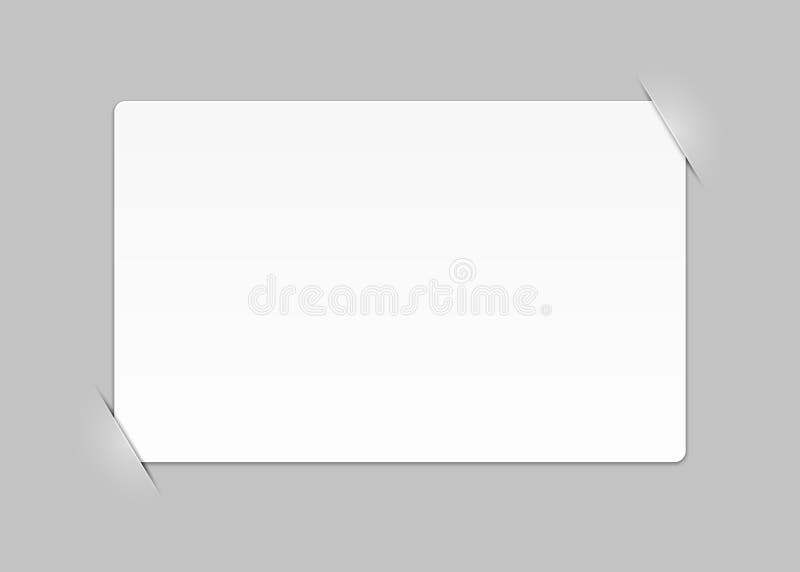 Pagina vuota composita illustrazione di stock Pagina vuota composita illustrazione di stock
