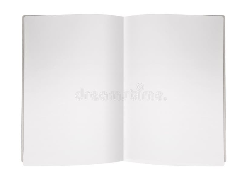 Paginación en blanco de la revista foto de archivo Paginación en blanco de la revista foto de archivo
