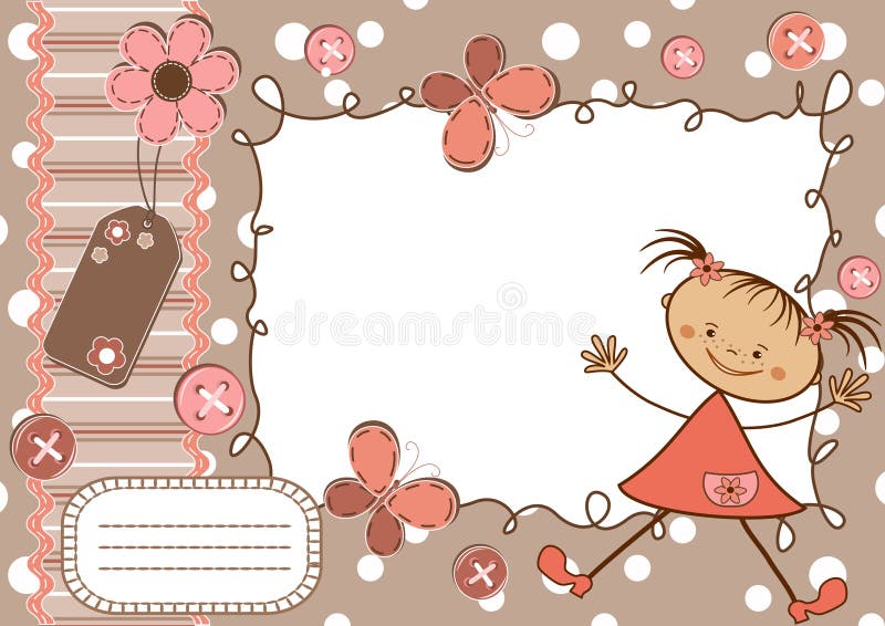 Paginación para el libro de recuerdos. stock de ilustración Paginación para el libro de recuerdos. stock de ilustración