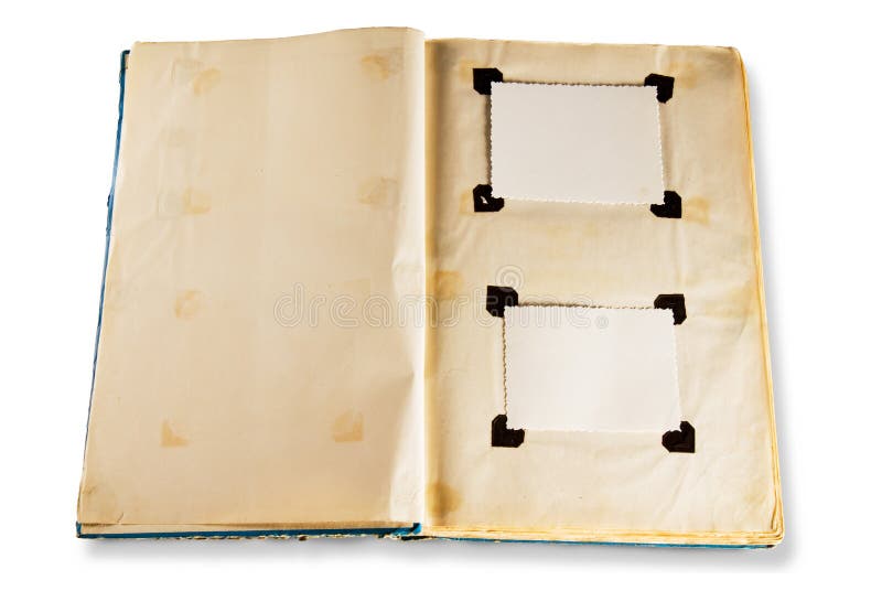 Vintage photo album pages stock photo. Image of album - 7998478