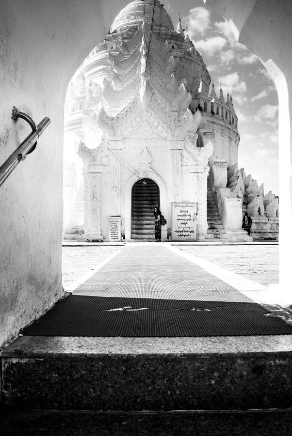 Pagoda Mingun Myanmar de Hsinbyume imagen de archivo libre de regalías Pagoda Mingun Myanmar de Hsinbyume imagen de archivo libre de regalías