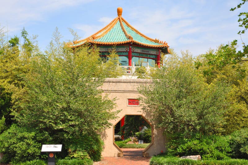 The Pagoda and Tea House in waterfront of Norfolk, Virginia, USA. The Pagoda and Tea House in waterfront of Norfolk, Virginia, USA.