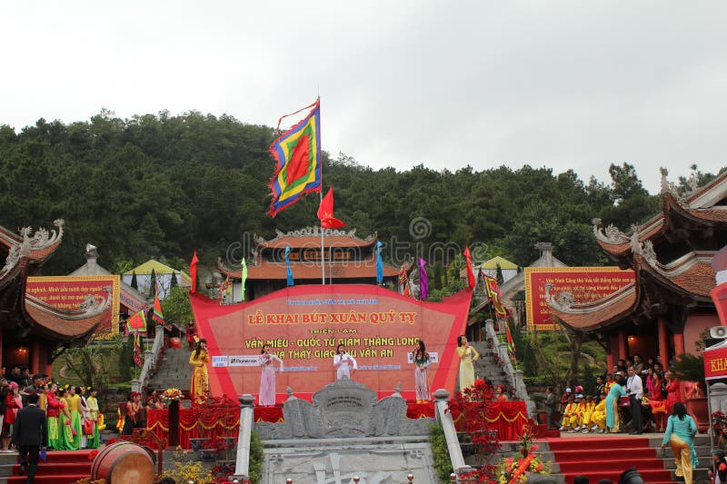 Pagoda and temples and Buddha statue, festivals in vietnam