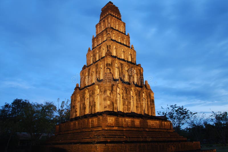 Pagoda at twilight, Thailand